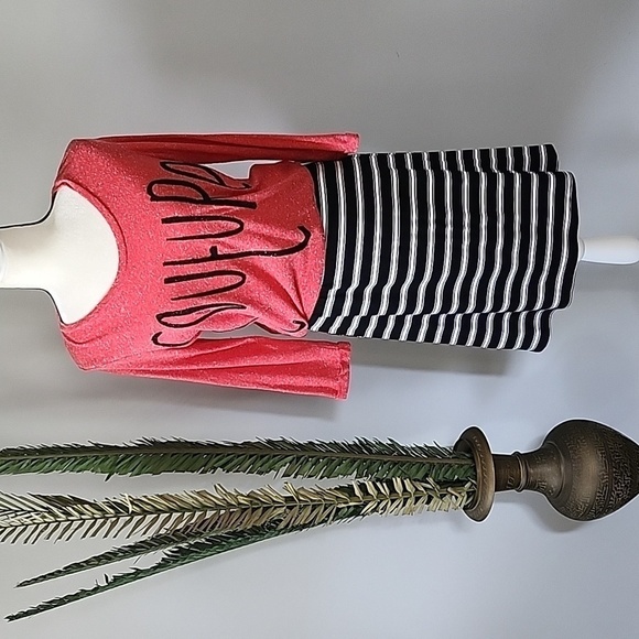 Maurices Black and White Striped Skater Skirt NWT - Picture 6 of 9